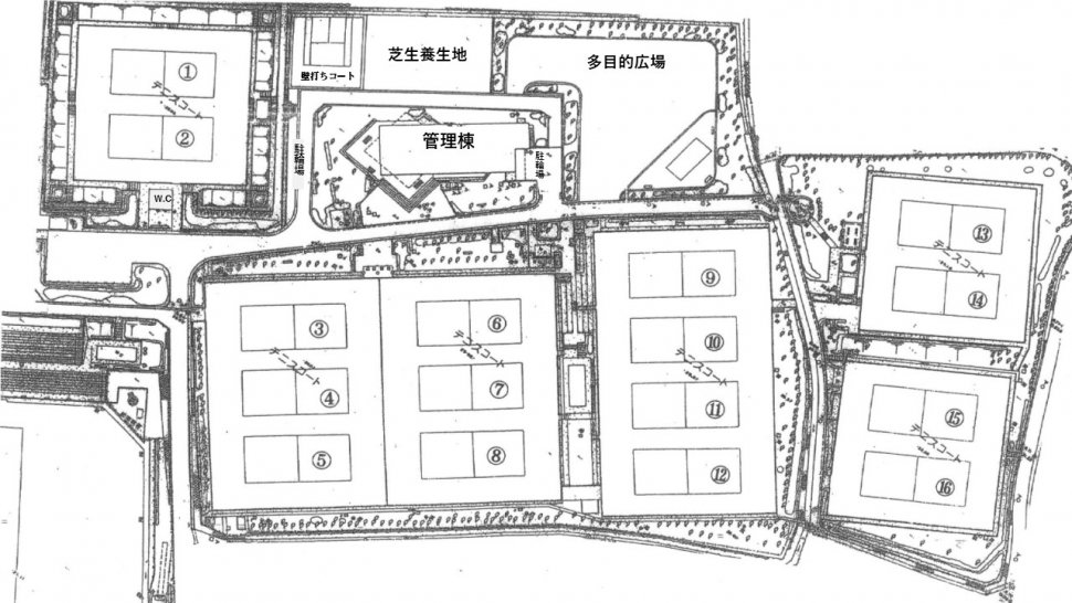 庭球場全体図